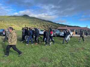 Retournac : 22 Cadets de la gendarmerie guidés par les Rangers de la Haute-Loire