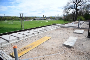 Bas-en-Basset : les travaux des vestiaires de foot ont commencé au stade de la France