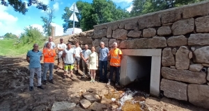 L&#039;aqueduc refait, la route est rouverte entre Tiranges et Boisset