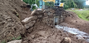 L&#039;aqueduc refait, la route est rouverte entre Tiranges et Boisset