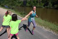 Jessica Lacombe, 1re féminine sur 7 km.