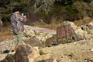 Lapte : les ruines de Piboulet, une attraction sortie des eaux au barrage de Lavalette