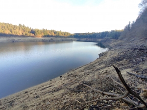 Lapte : les ruines de Piboulet, une attraction sortie des eaux au barrage de Lavalette