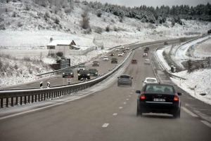 La neige comme cadeau de Noël