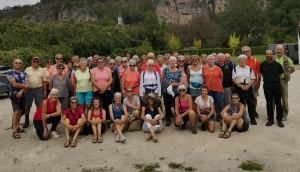 La sortie du Club de randonnée monistrolien à Rocamadour