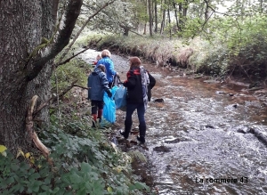 Dunières : l&#039;opération nettoyage des berges de la Dunière reportée en juin