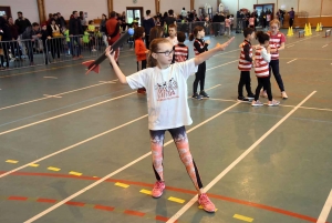 Bas-en-Basset : 80 enfants au kid athlé dans le gymnase