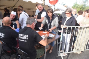 Yssingeaux : 800 repas sarassou servis par les pompiers pour le 14 juillet