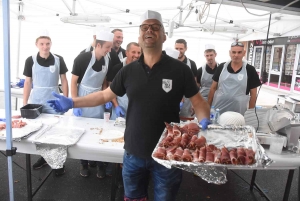 Yssingeaux : 800 repas sarassou servis par les pompiers pour le 14 juillet