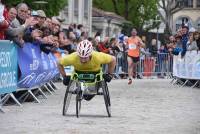 Frédéric Lacroix a réalisé les 15 km en fauteuil