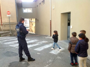 Monistrol-sur-Loire : les écoliers passent leur permis piéton