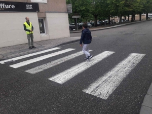 Monistrol-sur-Loire : les écoliers passent leur permis piéton