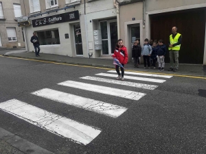 Monistrol-sur-Loire : les écoliers passent leur permis piéton