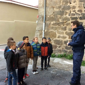 Monistrol-sur-Loire : les écoliers passent leur permis piéton