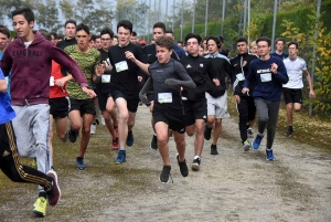 Cross des lycées d&#039;Yssingeaux : les cadets