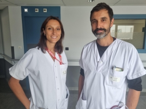 Marlène ROMANET et Clément RICHARD Crédit CH Jacques-Barrot