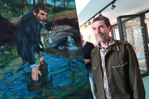 Saint-Julien-Chapteuil : la peinture d&#039;Armel Jullien s&#039;invite plaisamment à l&#039;Echappée