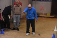 Montfaucon-en-Velay : ils jouent aux boules lyonnaises en vue d&#039;une compétition de sport adapté