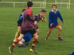 Monistrol-sur-Loire : premier rassemblement des jeunes rugbymen Loire et Haute-Loire