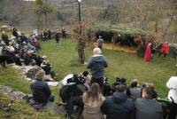 Retournac : une crèche vivante reconstituée au pied du château d&#039;Artias