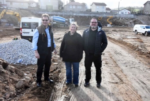 Eric Marchand, directeur, avec Séverine et Alex, les propriétaires-gérants.