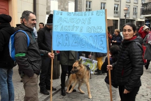 Monistrol-sur-Loire : une centaine de marcheurs pour défendre le climat