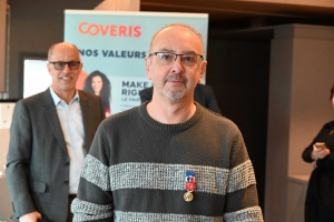 73 médailles du travail remises aux salariés de Coveris