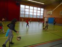 Grazac : les écoliers découvrent le basket de façon ludique