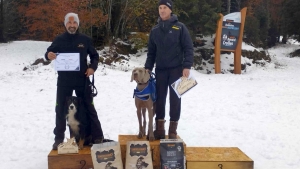 Monistrol-sur-Loire : Philippe Bourgeois et Boy vice-champions de France de canitrail