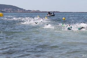 Les collégiens d&#039;Yssingeaux au championnat de France UNSS d&#039;aquathlon-triathlon