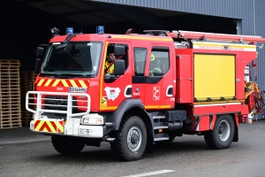 Saint-Romain-Lachalm : un exercice collectif pour les pompiers chez Leygatech