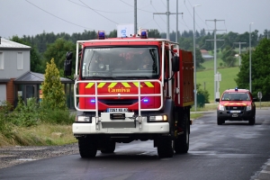 Saint-Romain-Lachalm : un exercice collectif pour les pompiers chez Leygatech