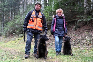 Une équipe de France de chien de sauvetage s&#039;entraîne à Yssingeaux (vidéo)