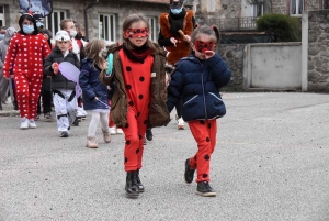 Riotord : des enfants doublement masqués pour Mardi-Gras