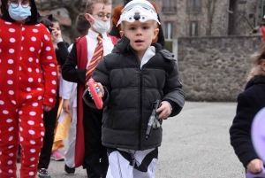 Riotord : des enfants doublement masqués pour Mardi-Gras