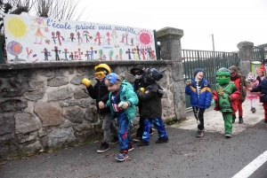 Riotord : des enfants doublement masqués pour Mardi-Gras