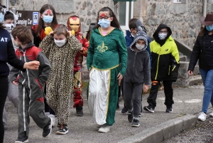 Riotord : des enfants doublement masqués pour Mardi-Gras