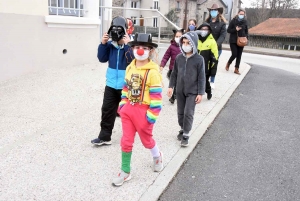 Riotord : des enfants doublement masqués pour Mardi-Gras