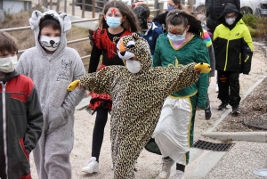 Riotord : des enfants doublement masqués pour Mardi-Gras