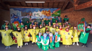 Les Villettes : à l&#039;école Saint-Louis, Carnaval et Mardi-Gras riment avec Asie