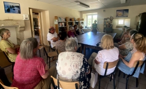 Goûter littéraire à Présailles avec le romancier Michel Flandin