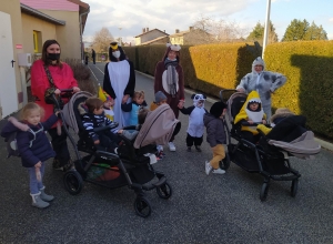 Saint-Maurice-de-Lignon : les Petits Loups font leur carnaval