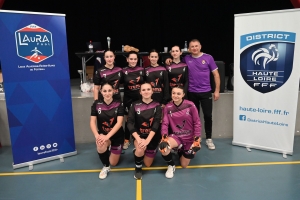 Futsal féminin : Haut-Lignon (U13) et Espaly/Saint-Vidal (U15) remportent la Coupe de la Haute-Loire