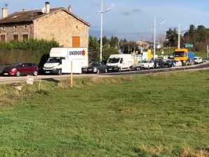 Sainte-Sigolène : un nouveau barrage filtrant jeudi matin avant la manifestation au Puy