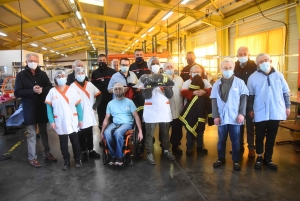 L&#039;ESAT de Sainte-Sigolène s&#039;occupe de nettoyer les tenues des pompiers de Haute-Loire