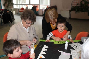 Yssingeaux : des rencontres chaque mois entre la crèche et les résidents de l&#039;hôpital