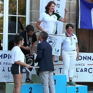 Bas-en-Basset : Marie-Pierre Denis médaillée de bronze en tir à l&#039;arc 3D