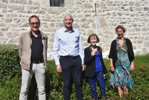 Franck Bardel, Pierre Astor, Marie-Martine Laulagnier et Patricia Durand