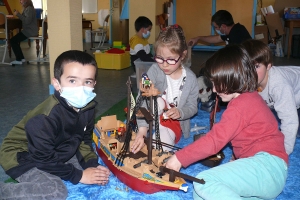 La ludothèque Cékankonjou intervient à l’école de Grazac