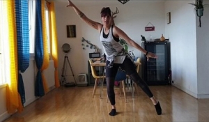 Lantriac : des cours de zumba mis en ligne par Marion Astier